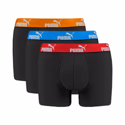 Puma 3 Pack Solid Boxers-ASS4-X-Large - MULTI COMBO, Small