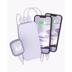 Fresh 'n Rebel 2PB18100DL power bank 18000 mAh Lilac