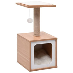 vidaXL Cat Tree with Sisal Scratching Mat Kitten Furniture Pet Supply House