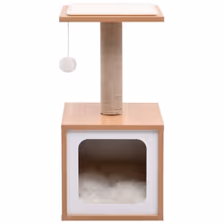 vidaXL Cat Tree with Sisal Scratching Mat Kitten Furniture Pet Supply House