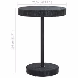 VidaXL 45859 outdoor table Black - Additional view 4