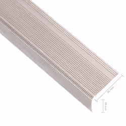 ) vidaXL 5x Stair Nosings L Aluminium Multi Sizes Multi Colours Multi Models - champagne, 90 cm (5 pcs - Additional view 3