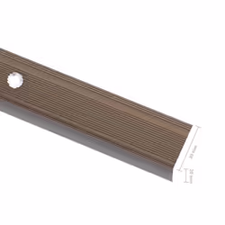 ) vidaXL 5x Stair Nosings L Aluminium Multi Sizes Multi Colours Multi Models - brown, 100 cm (15 pcs - Additional view 5