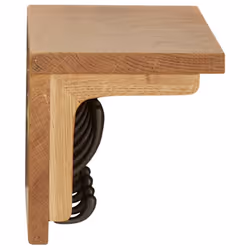 vidaXL Solid Oak Wood Coat Rack Home Wooden Cloth Hanger Entryway Furniture