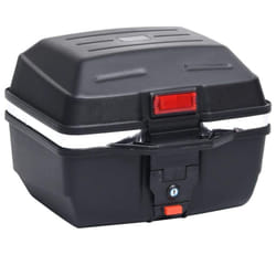 vidaXL Motorbike Top Case 24 L for Single Helmet Motorcycle Bag Back Case