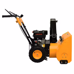 vidaXL Snow Thrower 6.5 HP Yellow and Black Commercial Snow Blower Outdoor