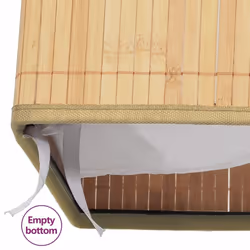 vidaXL 4x Bamboo Storage Boxes Home Garden Storage Chest Basket Organiser Rack - Additional view 8