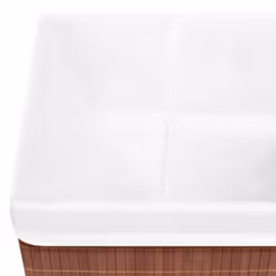 vidaXL 4x Bamboo Storage Boxes Brown Shelf Basket Chest Household Organisation - Additional view 6