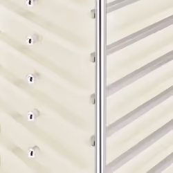 vidaXL 10-Drawer Mobile Storage Trolley White Plastic Multipurpose Drawer - Additional view 6