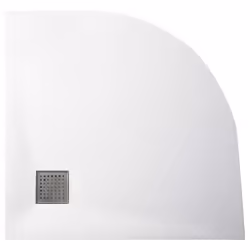 vidaXL Shower Tray SMC White Wet Room Bathroom Shower Base Plumbing Fixture