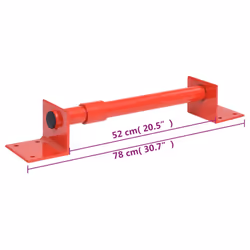 vidaXL Wall Bracket for Swivel Arm 78cm Scaffold Lifting Hoist Arm Bracket - Additional view 3