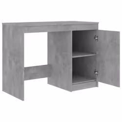 vidaXL Desk Concrete Grey Engineered Wood Workstation Office Computer Table - Additional view 5