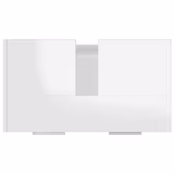 vidaXL Bathroom Cabinet High Gloss White Engineered Wood Cupboard Organiser - Additional view 6
