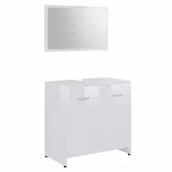 VidaXL 802585, White, Wood, 60 cm, 37 cm, 1 pc(s)