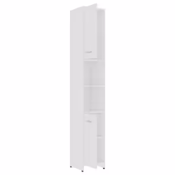vidaXL Bathroom Cabinet White Engineered Wood Washroom Cupboard Under Basin - Additional view 4