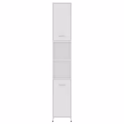 vidaXL Bathroom Cabinet White Engineered Wood Washroom Cupboard Under Basin - Additional view 5