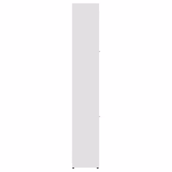 vidaXL Bathroom Cabinet White Engineered Wood Washroom Cupboard Under Basin - Additional view 6