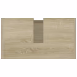 vidaXL Bathroom Cabinet Sonoma Oak Engineered Wood Vanity Storage Organiser - Additional view 7