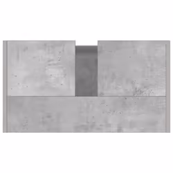 vidaXL Bathroom Cabinet Concrete Grey Engineered Wood Home Cupboard Organiser - Additional view 8