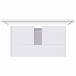 vidaXL Bathroom Furniture Set White Engineered Wood Cabinet Unit Organiser - Additional view 6