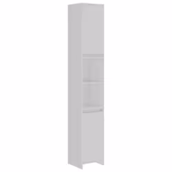 vidaXL Bathroom Cabinet White Engineered Wood Home Cupboard Under Basin Unit