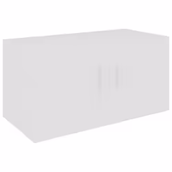vidaXL Wall Mounted Cabinet White Engineered Wood Floating Cabinet Wall Shelf