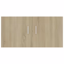 vidaXL Wall Mounted Cabinet Sonoma Oak Engineered Wood Floating Wall Shelf - Additional view 6