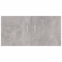 vidaXL Wall Mounted Cabinet Concrete Grey Engineered Wood Floating Rack Shelf - Additional view 6