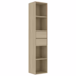 VidaXL 802870, Oak, 4 shelves, Wood, Wood, 360 mm, 300 mm
