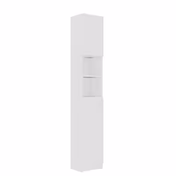 vidaXL Bathroom Cabinet White Engineered Wood Home Indoor Laundry Washer Rack