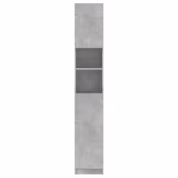 vidaXL Bathroom Cabinet Concrete Grey Engineered Wood Home Indoor Washer Rack - Additional view 5
