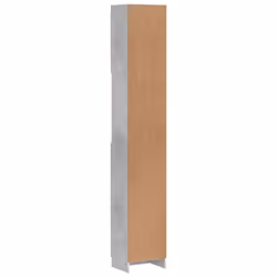 vidaXL Bathroom Cabinet Concrete Grey Engineered Wood Home Indoor Washer Rack - Additional view 8