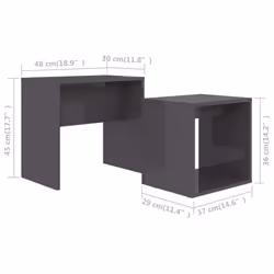 VidaXL 802893 coffee/side/end table - Additional view 6