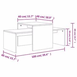 VidaXL 802916 coffee/side/end table - Additional view 7