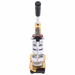 vidaXL Badge Maker Machine with Circle Cutter Rotate Punch 44 mm Press Maker