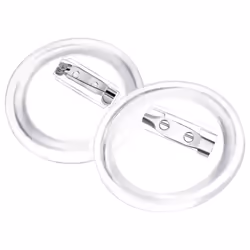 vidaXL Button Badges Kit with Pins 100 Sets Acrylic Pinback Button Multi Sizes - 37 mm