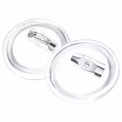 vidaXL Button Badges Kit with Pins 100 Sets Acrylic Pinback Button Multi Sizes - 25 mm