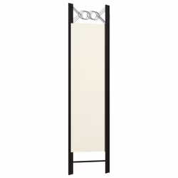 vidaXL 3-Panel Room Divider Wall Partition Room Privacy Screen White 120cm