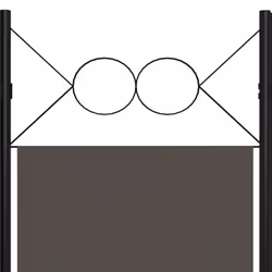vidaXL 3-Panel Room Divider Anthracite 120x180 cm Partition Screen Separator - Additional view 4