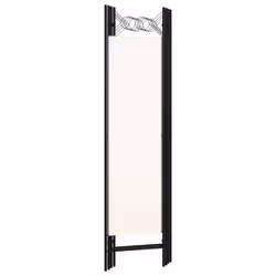 vidaXL 4-Panel Room Divider White 160x180 cm Wall Partition Screen Separator - Additional view 4