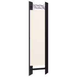 vidaXL 5-Panel Room Divider Wall Partition Screen Room Separator White 200cm
