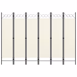 vidaXL 3-Panel Room Divider Wall Partition Screen Room Separator White 150cm
