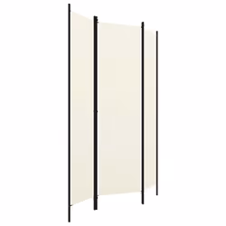 vidaXL 3-Panel Room Divider Wall Partition Screen Room Separator White 150cm - Additional view 7