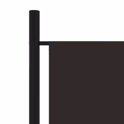 vidaXL 4-Panel Room Divider Brown 200x180 cm Wall Partition Screen Separator - Additional view 5