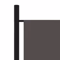 vidaXL 4-Panel Room Divider Anthracite 200x180 cm Partition Screen Separator