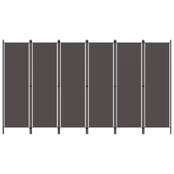vidaXL 6-Panel Room Divider Anthracite 300x180 cm Partition Screen Separator