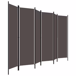 vidaXL 6-Panel Room Divider Anthracite 300x180 cm Partition Screen Separator