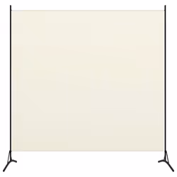 vidaXL 1-Panel Room Divider Wall Partition Screen Room Separator White 175cm