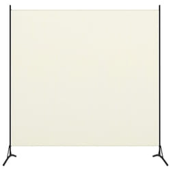 vidaXL 1-Panel Room Divider Wall Partition Screen Room Separator White 175cm