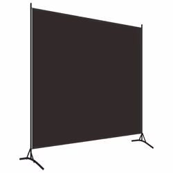 vidaXL 1-Panel Room Divider Brown 175x180 cm Wall Partition Screen Separator